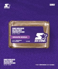 Grape Zoda Hash – Sumer Worldwide Six Star Finest Handcrafted Hash