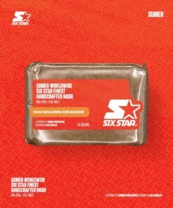 Mandarin Orange Hash – Six Star Finest Handcrafted Hash